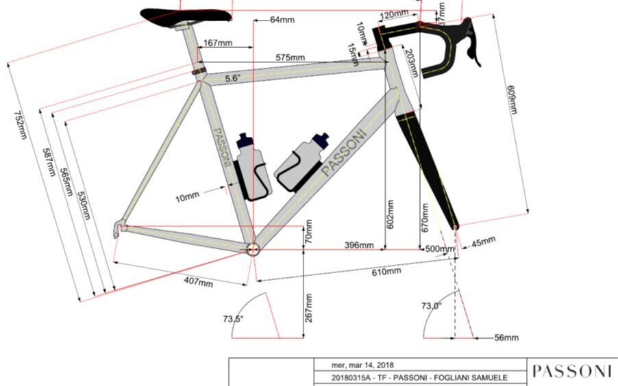 Bici da corsa Passoni Top Force, Usata, 2018, Varese